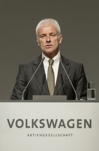 Volkswagen-Vorstandsvorsitzender Matthias Müller.