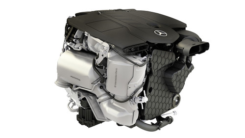 Vollaluminium-Diesel OM 654 von Mercedes-Benz .