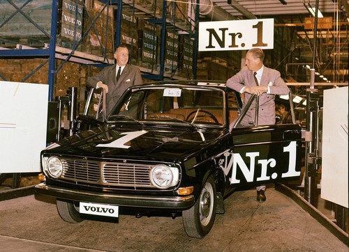 Volvo 144 Nummer 1 von 1966.