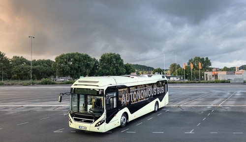Volvo Autonomous Bus. 