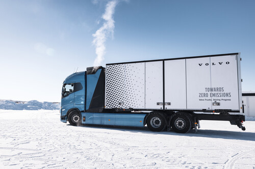 Volvo Brennstoffzellen-Lkw.