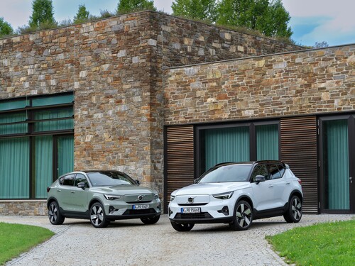 Volvo C40 Recharge Pure Electric und XC40 Reharge Pure Electric.
