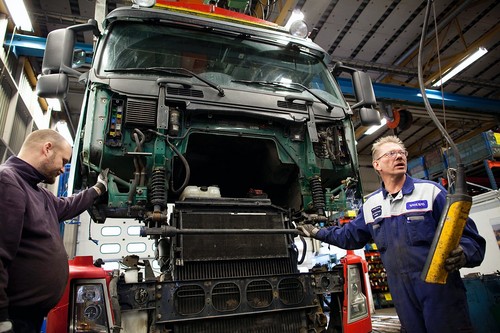 Volvo setzt bei seinen Lkw aus Recycling.