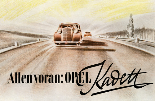 Vorreiter: Weit voran war Opel Mitte der 1930er-Jahre vor allem mit der damals höchst innovativen selbsttragenden Ganzstahlkarosserie.