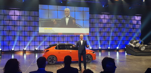 Vorstellung des Opel Corsa-e mit Chefdesigner Mark Adams.