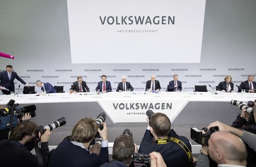 VW-Jahrespressekonferenz 2017.