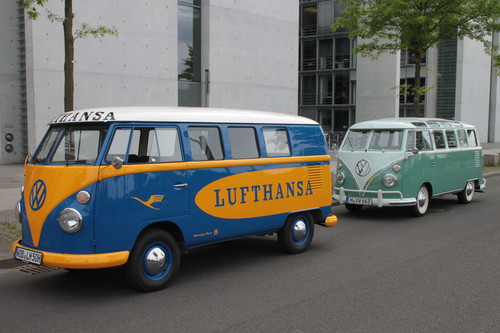 VW T 1 „Lufthansa“ und „Samba“.