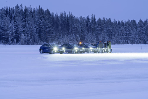 VW T Roc bei der „R Ice Experience“ in Schweden.