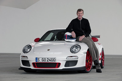 Walter Röhrl startet im Porsche 911 GT3 RS.