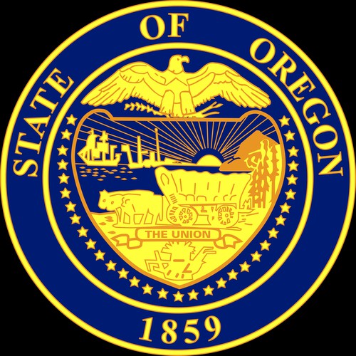 Wappen von Oregon.