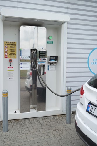 Wasserstoff-Tankstelle im dänischen Horsens.