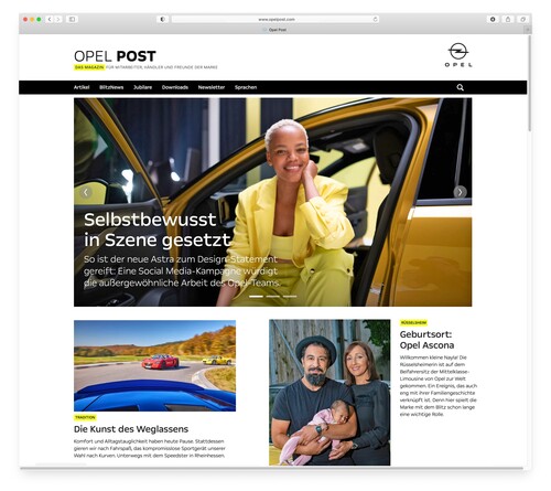 Web-Magazin „Opel Post“.