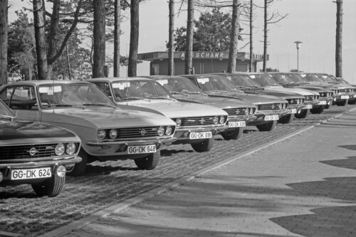 Weltpremiere des Opel Manta am Timmendorfer Strand (1970).