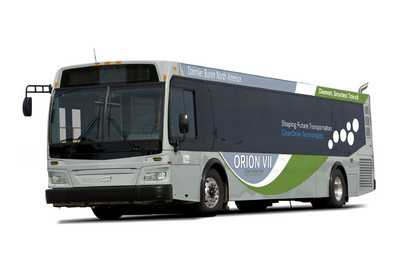 Weltpremiere des Überlandbus Orion VII von Daimler Buses North America mit SCR-Technologie: Clean Diesel Bus Orion VII der neuen Generation mit SCR-Technologie.