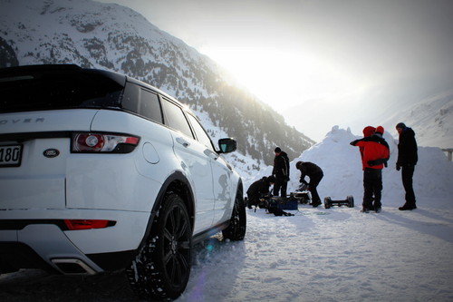Werbefilm als Diplomarbeit: „Range Rover Evoque – Yeti“.