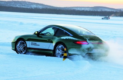 Wintertraining der Porsche Driving Experience.