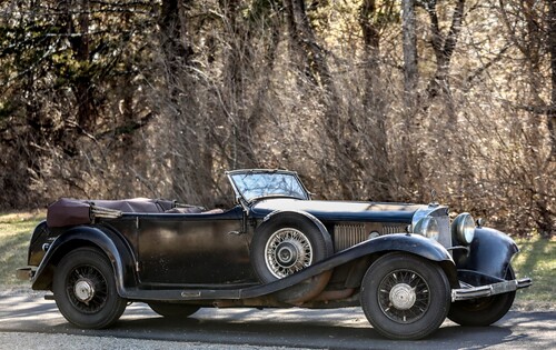 Wird im Lynchburger Motors Museum versteigert: Offener 1934er Mercedes-Benz 500 K.