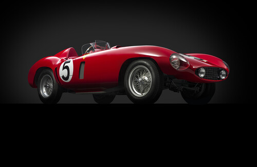 Wird in Le Mans im Rahmen der 100-Jahr-Feier des Rennens versteigert: 1955er Ferrari 121 LM Spider by Scaglietti (Schätzwert: 5,5 bis 6,5 Millionen Euro).