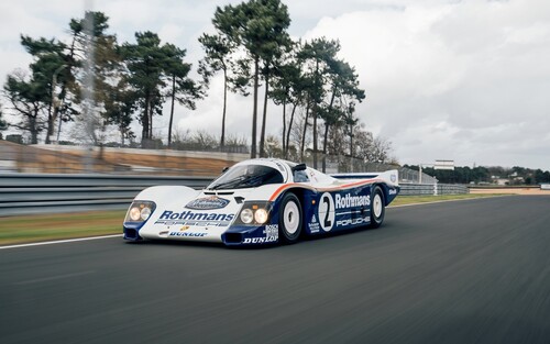 Wird in Le Mans im Rahmen der 100-Jahr-Feier des Rennens versteigert: 1985er Porsche 962 (Schätzwert: sechs bis neun Millionen Euro).