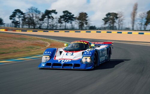 Wird in Le Mans im Rahmen der 100-Jahr-Feier des Rennens versteigert: 1990er Nissan R 90 CK (Schätzzwert:, 1,0 bis 1,5 Millionen Euro).