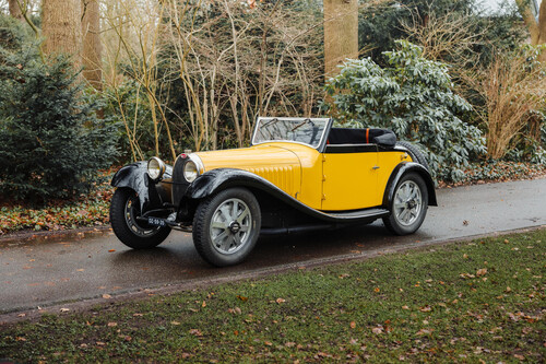 Wird in Paris versteigert: 1932er Bugatti Type 55 Cabriolet, angeboten von Bonhams.