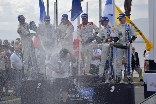 WRC 2013 Argentinien: Podium.