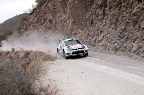 WRC in Mexico: Ogier auf WP 11.