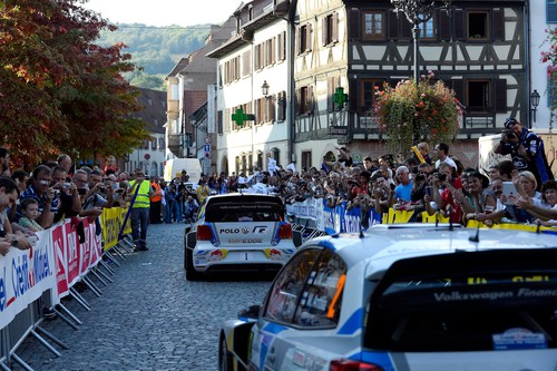 WRC-Lauf in Frankreich.