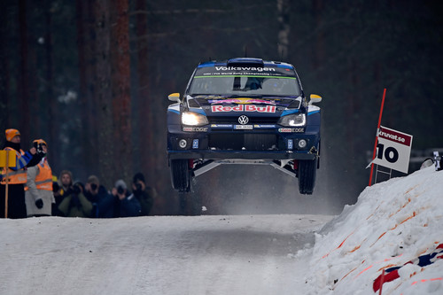 WRC-Rallye Schweden: WRC-Polo von Mikkelsen.