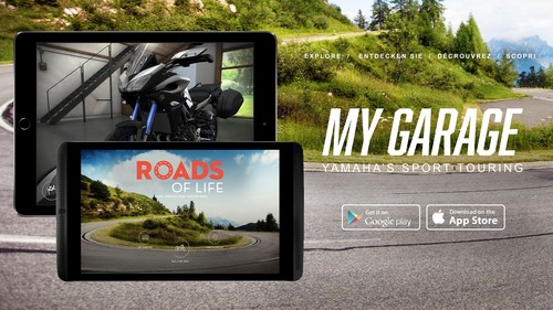 Yamaha-App „My Garage“ für die Sport-Touring-Modell der Marke.