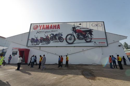Yamaha-Werk in Nigeria.