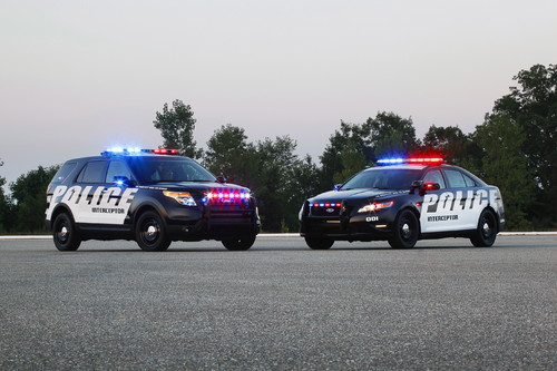 Zum Test bei der Polizei von Los Angeles: Ford-Fahrzeuge.