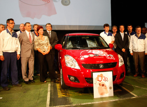 Zweimillionster Suzuki in Ungarn produziert.