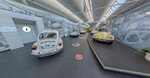 360-Grad-Rundgang im Automuseum Volkswagen.