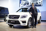 AMG-Geschäftsführer Ola Källenius präsentiert den Mercedes-Benz GL 63 AMG.