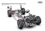 Audi-Mild-Hybrid 48 Volt-Antriebsstrang.