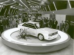 Audi Quattro auf dem Genfer Autosalon 1980.