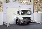 Bharatbenz startet die Serienproduktion: Den Anfang macht ein schwerer Lkw mit 25 Tonnen zulässigem Gesamtgewicht und 230 PS.