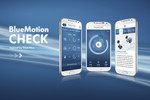 „Blue Motion Check“-App von Volkswagen.