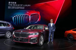 BMW-Vorstandsvorsitzender Harald Krüger bei der Weltpremiere der neuen 7er Reihe am 16.01.2019 in Shanghai/China.