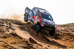 Dakar 2021: Nasser Al-Attiyah und Matthieu Baumel im Toyota Hilux.