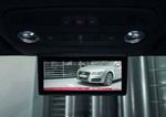 Der digitale Innenspiegel beim Audi R8 E-tron.