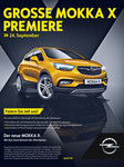 Der neue Opel MOKKA X feiert am 24. September in Deutschland Händlerpremiere – und der neue Opel Zafira gleich mit.