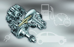 Der von der Schaeffler-Marke LuK entwickelte Variator mit Scheibensätzen, Kette, Gleitschiene sowie hydraulischer Steuerung, der seit 16 Jahren bei Audi eingesetzt wird, könnte die Basis für ein Plug-in-Hybrid-CVT-Getriebe sein.