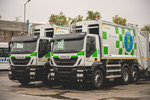 Die Madrider Entsorgungsbetriebe haben 109 Iveco Stralis CNG als Müllfahrzeuge bekommen.