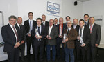 Die Preisträger der „Think Blue. Engineering."-Awards" von Volkswagen und ihre Laudatoren.