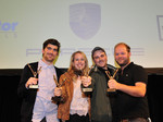 Die Preisträger des „Porsche Award“ (von links): Adam Wallensten, Hanna Maria Heidrich, Andreas Roth und Christian Mielmann.