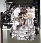 Drive-E-Motor von Volvo mit dreifacher Aufladung.