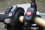 E-Call-System D-Guard für Motorräder: SOS-Taste.