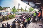 Erstes Treffen historischer Busse in Einbeck.